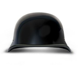 Daytona Helmets Skull Cap Big GERMAN- HI-GLOSS Black Motorcycle Helmet 1005A - £44.57 GBP