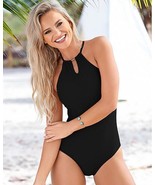 Sexy halter jumpsuit solid color straps beach pants swimsuit - £16.48 GBP