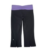 LULULEMON Athletica Activewear Leggings Cropped Black Size 6 Women&#39;s - €39,07 EUR