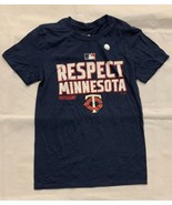 Fanatics Respect Minnesota Twins Crew Neck Tee Men&#39;s Small Navy - $35.00