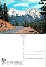 Colorado Monarch Pass Continental Divide Mountains Highway U.S 50 VTG Postcard - £5.86 GBP