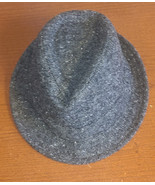 Kid&#39;s Felt Trilby Gangster Hat Fedora Classic Gray Excellent Condition - €23,64 EUR
