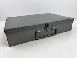 Vintage Metal Storage Box Latch and Handle 11 x 8 x 2.5 - $15.00