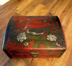 Mid 20th Century Chinese Lacquered 2 Bottle Wine Carrier - $373.07