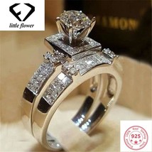 Mond engagement ring for women anillos de anel bizuteria gemstone diamante fine jewelry thumb200