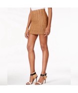 Guess Harvest Grain Basket Weave Faux Leather Skirt NWT Medium - $64.39 CAD