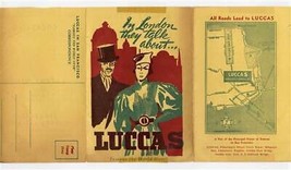 Luccas in San Francisco Dinner Menu / Mailer 1940&#39;s Famous the World Over - $21.78
