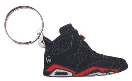 Good Wood Nyc Infrarrojo Negro AJ6 6 Llavero VI Blanco / Llavero Kicks - $9.71
