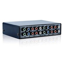 3 In 1 Out Component Av Video Switch Box, Composite 3 Rca Av Splitter Rg... - £28.31 GBP