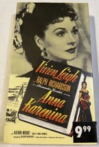 Anna Karenina VHS 1990 Black &amp; White Movie Vivien Leigh Leo Tolstoy NEW SEALED - £7.03 GBP