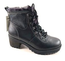 Cougar Dixon Black Leather Waterproof Round Toe Winter Ankle Boot Size 10 - $67.60