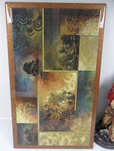 Mari Axton Giddings, layered resine coated &quot;Spirit of the Forest&quot; painting RARE! - £314.98 GBP