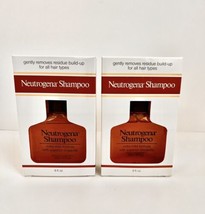 TWO Vintage Original Neutrogena Shampoo Anti Residue 6FlOzEa NOS 1990 Shelf Wear - £39.53 GBP