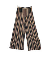 Live To Be Spoiled Womens Medium Pants Striped Wide Leg Flowy Boho Artsy... - $14.68