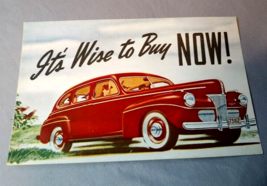 1941 Ford Auto Sales Advertising Postcard Russells Garage Loch Sheldrake NY - £15.61 GBP
