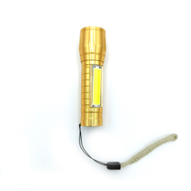 Aaoyun Electric flashlights Waterproof USB Rechargeable Camping Flashlight, Gold - £17.37 GBP