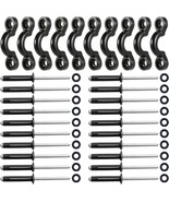 CLIO 10 Pcs Kayak Pad Eyes Kit with 20 Tri-Grip Rivet Kit for Kayaks - $20.11