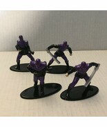 TMNT 4 Foot Soldiers 1.5&#39;&#39; Metal Figures - $280.40 MXN
