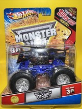 Hot Wheels Monster Jam (2010) Son Uva Digger Toy Truck w/ Topps Card - $11.30