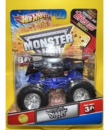 Hot Wheels Monster Jam (2010) Son Uva Digger Toy Truck w/ Topps Card - £8.98 GBP