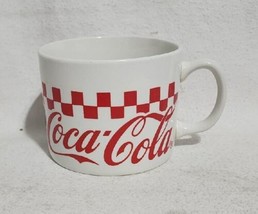 Vintage Coca Cola Checkered Gibson Coffee Mug 1997 - Used - Very Good Condition - £7.11 GBP