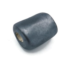 1Pc Silver Black Ceramic Tube Beads Large Hole For Jewelry Making, Beard Beads - £3.94 GBP+