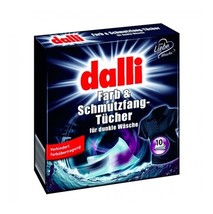 Dalli In-Wash Sheets -DARK FABRICS PROTECTOR-1 box of 10pc. FREE SHIPPING - $9.89