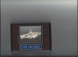 USS INCHON PLAQUE NAVY US USA MILITARY LPH-12 SHIP AMPHIBOUS ASSAULT - £3.10 GBP