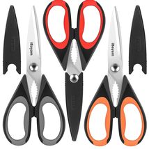 All-Purpose Kitchen Utility Scissors Set - 3-Pack, Stainless Steel &amp; Com... - $32.62