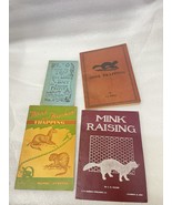 1934 Mink Trapping Books Pamphlets by AR Harding Lh Adams Hawbaker - $39.59