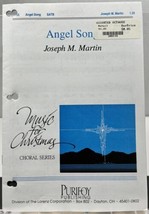 Angel Song by Joseph M Martin SATB w Piano Sheet Music Choral Series Purifoy Pub - £2.32 GBP
