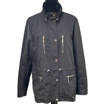 Tribal Lightweight Vegan Faux Leather Sleeve Jacket Adjustable Waist Siz... - £36.37 GBP