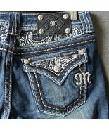 Miss Me Easy Boot Jeans Women’s Size 26 Blue Denim JE5733EL Embellished ... - $704.41 MXN