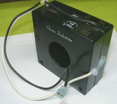 ELECTRO IND. RATIO 200:5 A CURRENT TRANSFORMER CAT 64-201 RF 1.33 ACC CL... - $17.99