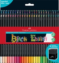 Faber-Castell Colour Pencils Black Edition Pack of 50 - £31.63 GBP