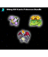 ✨ Shiny 6IV ✨ Kanto Blastoise, Charizard, and Venusaur Starters Pokemon Bundle - $5.99
