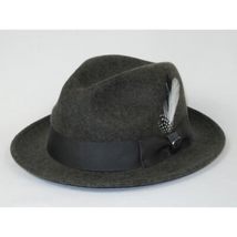 Men BENTLY HEADWEAR Hat Australian Wool Fedora Theo Collection TH704 Gray image 4