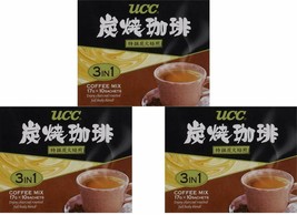 3 PACK UCC SUMIYAKI  3 IN 1 COFFEE MIX ☕ 17G X10 SACHETS EACH - £22.15 GBP
