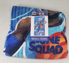 Lebron James Space Jam Beach Towel &quot;28&quot; X 58&quot; Blue - £11.11 GBP