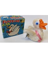 Vintage 1960&#39;s Fuji (MM) Japan Wind-up Mohair Covered FLAPPING GOOSE Toy... - £36.19 GBP