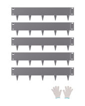 VEVOR Steel Landscape Edging, 5Packs 39 x 8 in Rust-Resistant Landscape ... - $39.90