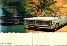 1964 Pontiac Bonneville convertible &amp; Catalina large-magazine centerfold... - £20.70 GBP
