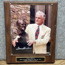 Autographed Miami Dolphins Don Shula Hall Of Fame Induction 1997 LG - $77.22