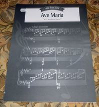 Ave Maria Large Print Sheet Music - By J.S. Bach &amp; Charles Gounod (1997) - £9.63 GBP