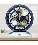 CANADA LINE DESK CLOCK ROUND (HYBRID WALL) 10 INCH WHITE FARMHOUSE - $79.99+