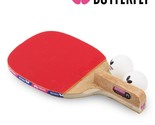 Butterfly NAKAMA P-1 Table Tennis Racket Carbon Penhold 134g with 2 Ball... - $128.90