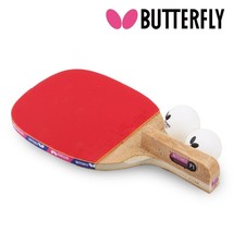 Butterfly NAKAMA P-1 Table Tennis Racket Carbon Penhold 134g with 2 Ball... - £101.14 GBP