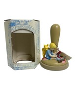 Disney Winnie The Pooh Piglet Reading Book Brown Bag Cookie Art Press St... - $37.40