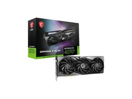 MSI GeForce RTX 4070 Ti GAMING X SLIM 12G Video card - £1,475.46 GBP