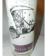 Antique Car Tumbler Anchor Hocking Drinking Glass 1908 Buick High Ball I... - £9.08 GBP